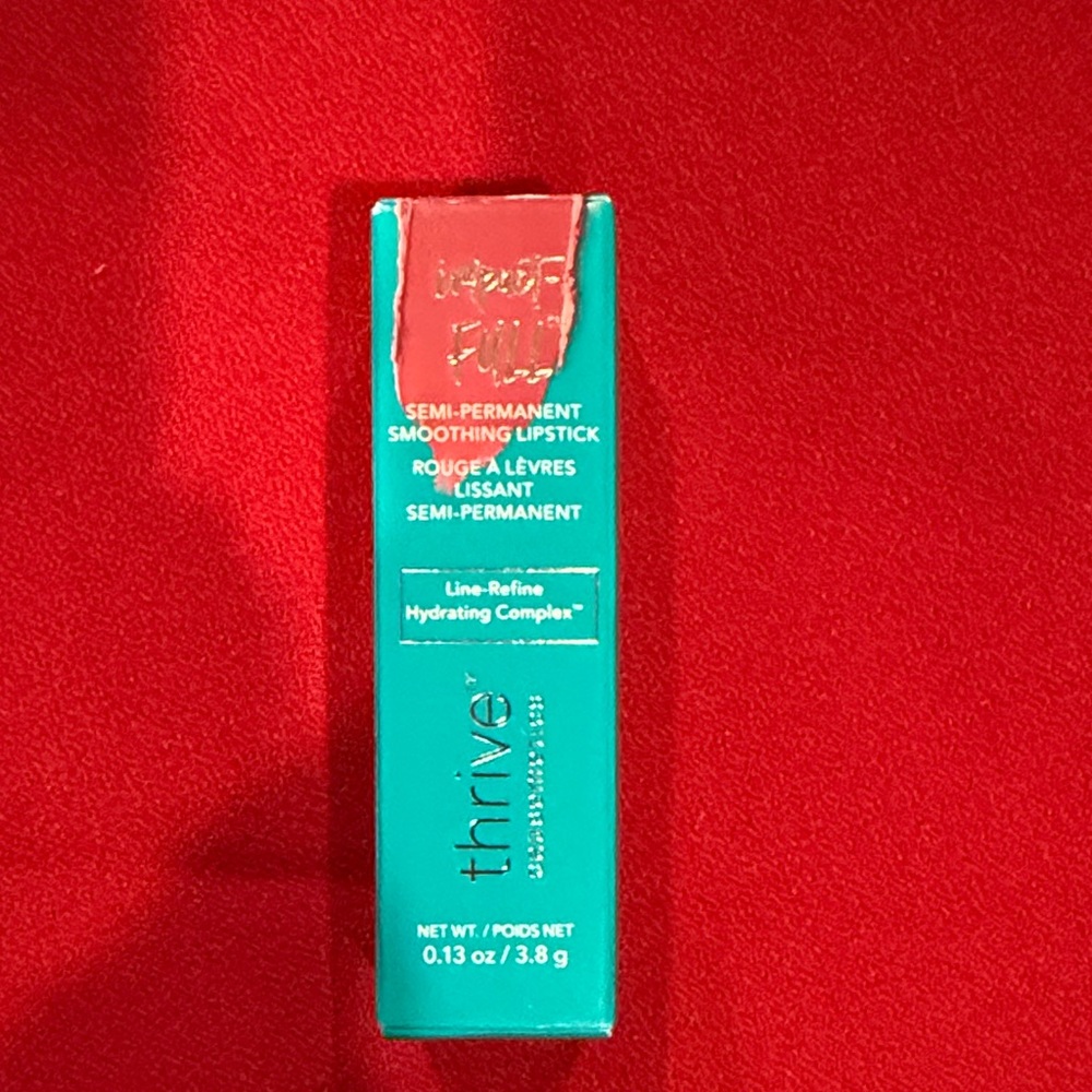Thrive Semi-Permanent Smoothing Lipstick - Bethany color Vegan NIB
